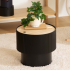 Eazy Living Beistelltisch Ø 38,5 cm Drancy Schwarz