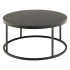 Smuk Salontafel Ø 80 cm Rowan Marmer Zwart