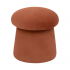 Eazy Living Velours Pouf Ø 37 cm Autun Orange