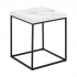Smuk Table d’Appoint Nellie Marbre Blanc