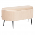 Eazy Living Ribstof Hocker Juliette Beige