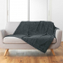 Plaid en Peau de Mouton 125 x 150 cm Zorion Gris