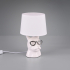 Shadora Lampe de Table Akemi Blanc