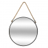 Eazy Living Miroir Mural Liana Ø 38 cm Noir