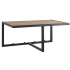 Smuk Wandkapstok Chelsea Eik - Zwart 50 x 28 x 22 cm