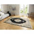 Nouristan Teppich 140 cm x 200 cm Aminah Hamun Anthrazit - Beige