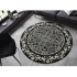 Leva Tapis Ø 140 cm Sage Noir