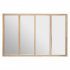 Eazy Living Miroir Mural 116 x 75,5 cm Lolita Bois