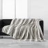 Schafsfell Kuscheldecke 125 x 150 cm Circe Light Grey