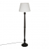 Eazy Living Lampadaire Fabron Blanc - Noir