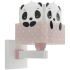 Dalber Lampe Murale Panda Rose - Glow In The Dark