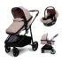 Baninni 3-in-1 Multi Standen Kinderwagen met Autostoel Nelia Beige