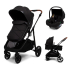 Baninni 3-in-1 Multi Standen Kinderwagen met Autostoel Nelia Zwart