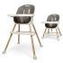Baninni 4-en-1 Chaise Haute Évolutive Inigo Gris