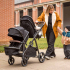 Baninni Luiz XL Poussette Double Noir – Solution Innovante avec Sièges Convertibles Extra Spacieux de la Naissance à 22 kg