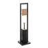 Eazy Living Porte-Papier Toilette avec Brosse de Wc Nino Noir