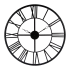 Eazy Living Horloge Murale Ø 70 cm Filou Noir