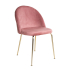 House Collection Velvet Eetkamerstoel Stina Gold Roze