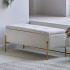 Milton & Oldbrook Bouclette Banc de Rangement Sintra Off White