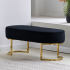 Milton & Oldbrook Velours Banc Amadora Noir