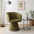 Milton & Oldbrook Chaise de Salle à Manger Pivotante Sezana Vert