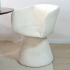 Milton & Oldbrook Chaise de Salle à Manger Pivotante Sezana Blanc
