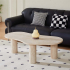 Milton & Oldbrook Couchtisch 140 cm Sorano Travertinlook