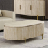 Milton & Oldbrook Salontafel 130 cm Royan Travertinlook