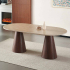 Milton & Oldbrook Table de Salle à Manger 200 cm Hamar Look Noyer