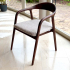 Milton & Oldbrook Eetkamerstoel Segovia Walnoot Essenhout