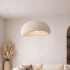 Milton & Oldbrook Japandi Lampe à Suspension Ø 60 cm Tuzla Beige Look Pierre