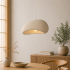 Milton & Oldbrook Japandi Hanglamp Ø 40 cm Vaduz Beige Steenlook