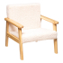 Eazy Living Teddy Fauteuil pour Enfants Chenelle Blanc