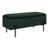 House Collection Banc de Rangement en Velours Ylwa Vert
