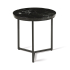 Stozy Bijzettafel Ø 40 cm Rumi Marmer Zwart
