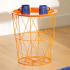 Eazy Living Table d'Appoint Ø 37 cm Emaurrie Orange