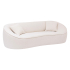 Eazy Living Bouclé 3-Sitzer Sofa Odil Weiß