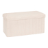 Eazy Living Pouf + Boîte de Rangement Calie Beige