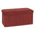 Eazy Living Pouf + Boîte de Rangement Calie Rouge