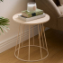Eazy Living Beistelltisch Ø 38 cm Livor Beige