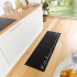 Zala Living Teppich Läufer 50 cm x 150 cm Kitchen Schwarz