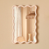 Eazy Living Miroir Mural 39,5 x 60 cm Aaron Beige