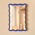 Eazy Living Miroir Mural 39,5 x 60 cm Aaron Bleu