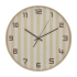 Eazy Living Wandklok Ø 36 cm Éléa Beige Gestreept