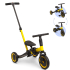 Billy 4-en-1 Vélo pour Enfants avec Barre de Poussée Gio Jaune