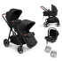 Baninni 4-in-1 Duo Kinderwagen met Autostoel Luiz Zwart