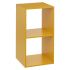 Eazy Living Bibliothèque Avec 2 Compartiments Aubin Jaune