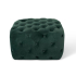Baytex Pouf en Velours Zygo Vert