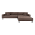 House Collection Canapé d'Angle Milo Lounge Sofa Droit Brun