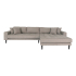 House Collection Canapé d'Angle Milo Lounge Sofa Droit Gris Pierre